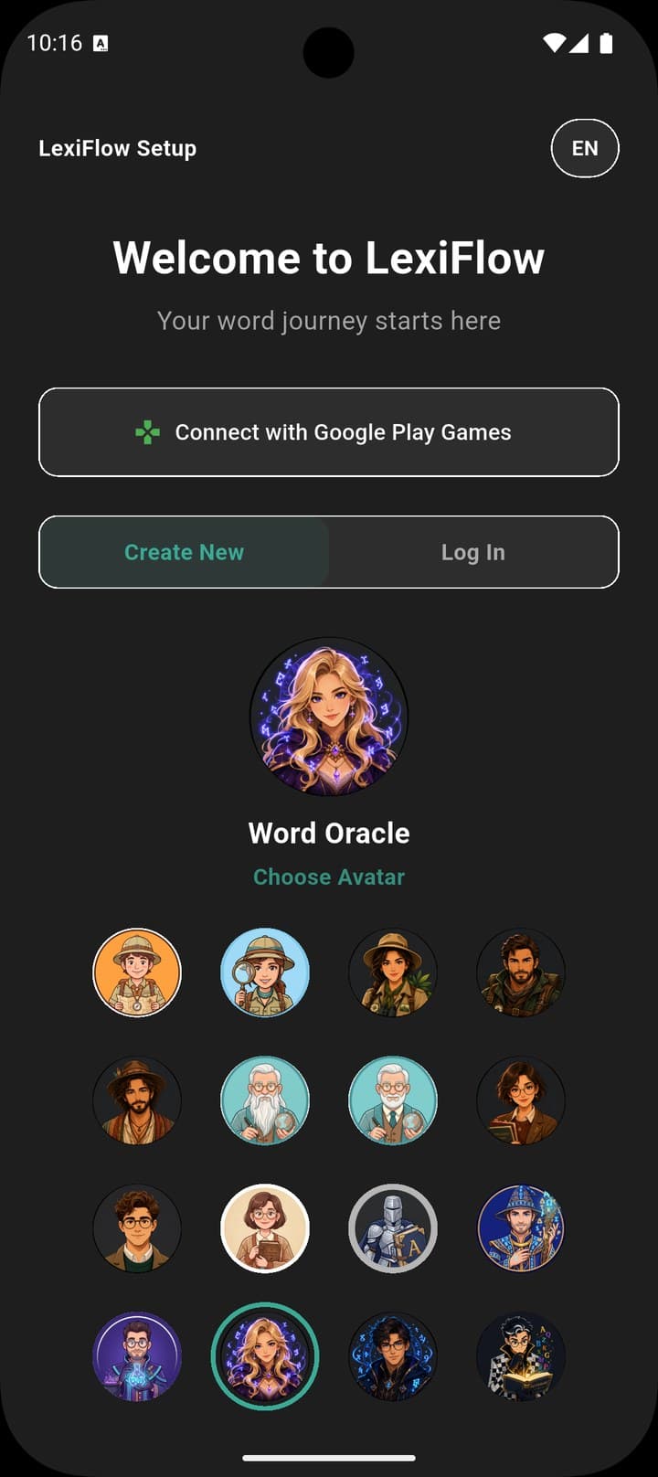 LexiFlow Screen 4 UI