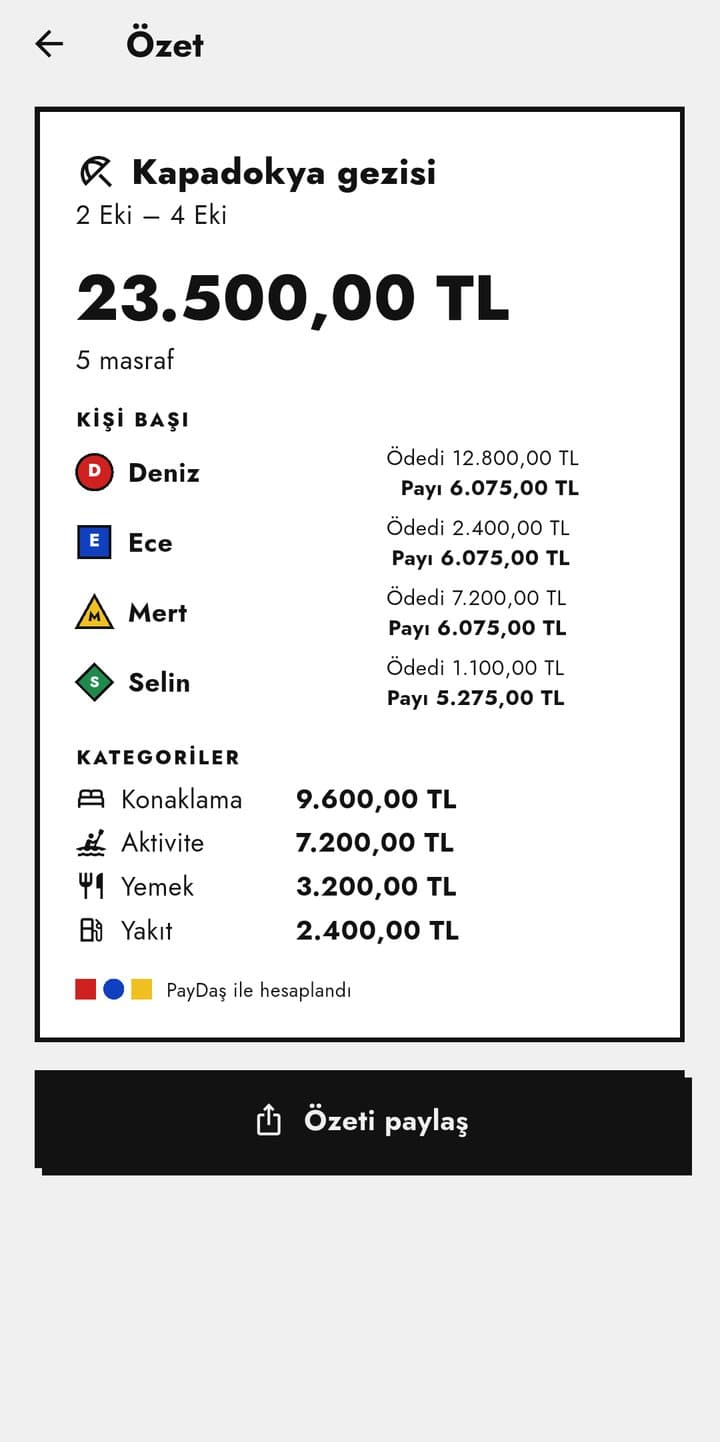 Özet kartı