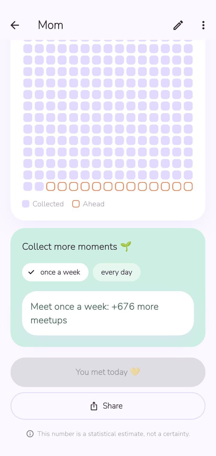 Collect more moments